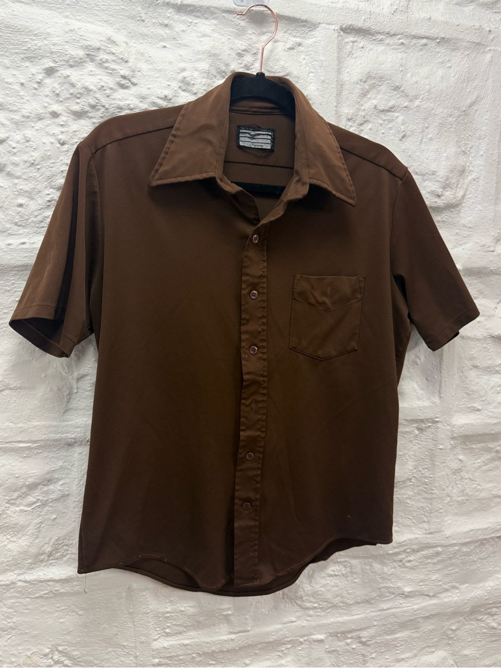 Vintage JCPenney Brown Button-Up – Unisex